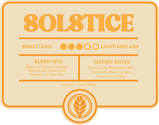 Coffee - Solstice - Summer Blend